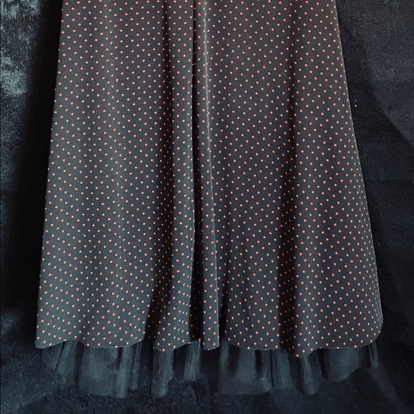 New Women’s ‘MY MICHELLE’ Red Polka Dot Slip-On Dress, Size Small - Picture 6 of 7